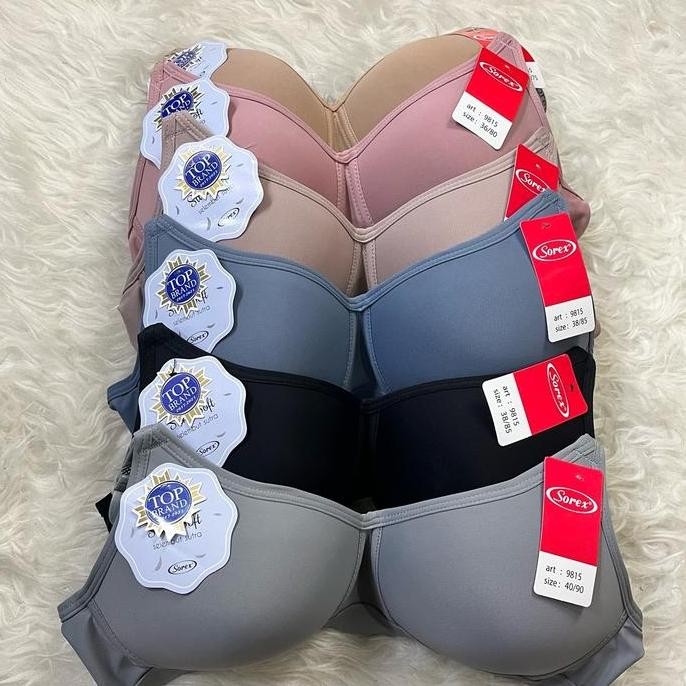 Bra Sorex Silky Soft Bh Harian Busa Tanpa Kawat Lusinan