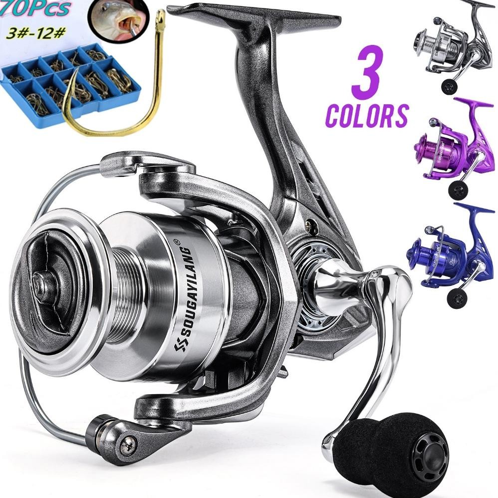 Sougayilang Reel Pancing 1000-4000 Rell Max Drag 10kg Spinning Reel Alloy spool Fishing Reel