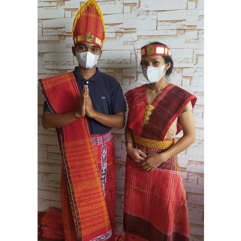 Paket baju adat batak - paket ulos batak couple prawed / prawedding - paket pesta batak