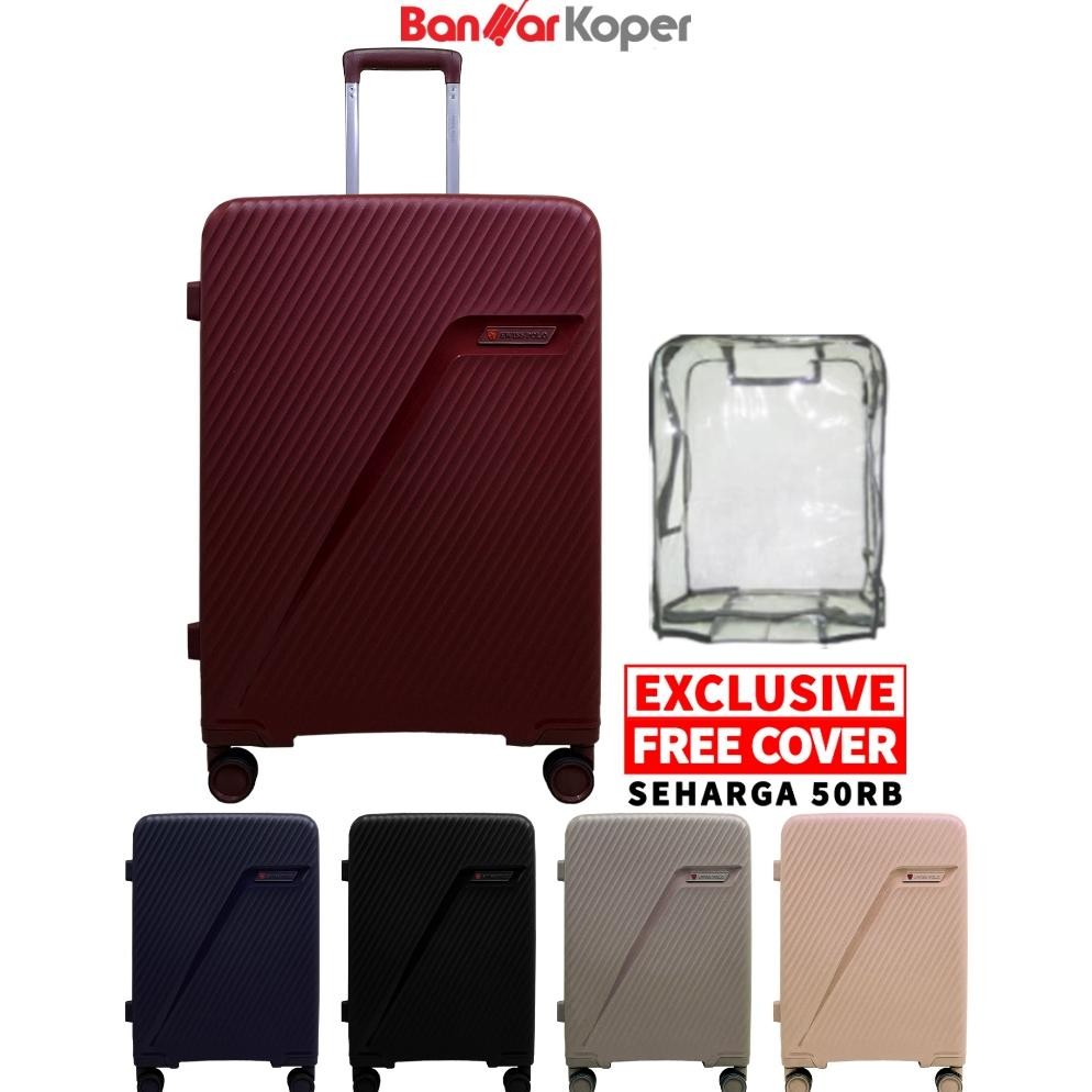 SWISS POLO 98042 KOPER 28 INCH HARDCASE PP ANTI PECAH EXPANDABLE