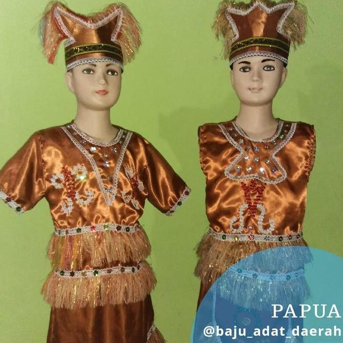 DI15 >> Baju Adat Papua Anak (Pria/Wanita)