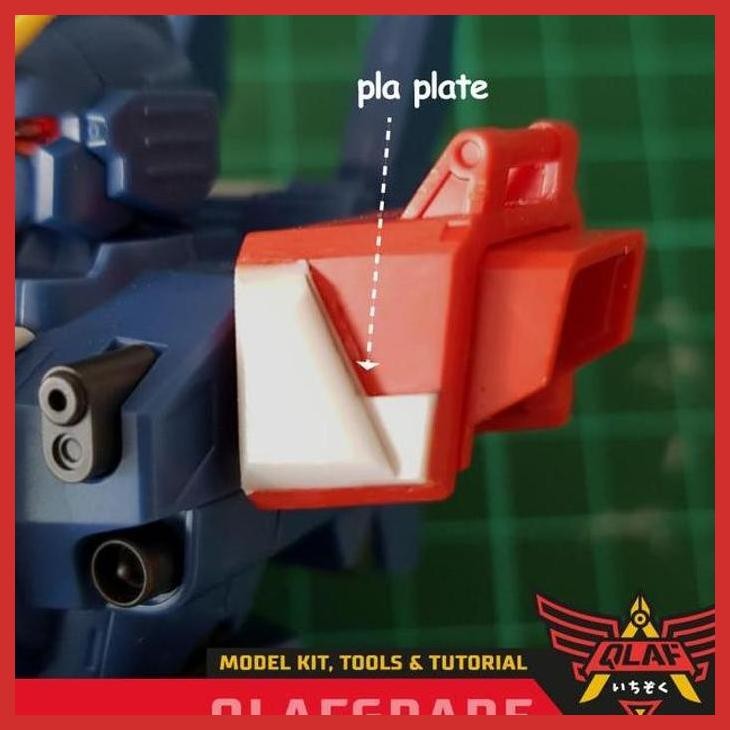 (GUNDAM) PLA PLATE 0.5MM SIZE M SHEET LEMBARAN CUSTOM GUNDAM MODEL KIT PACKING AMAN