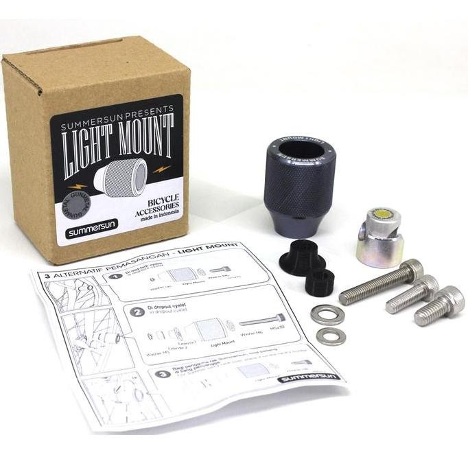 Summersun Light Mount or Pegangan Bracket Lampu Sepeda Lamp Holder