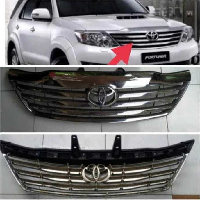 N Grill Fortuner Trd Vnt Original Toyota Chrome
