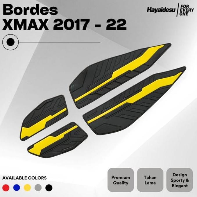 Yamaha Xmax Old (2017-2022) Karpet Board Rest Bordes Motor-Hayaidesu