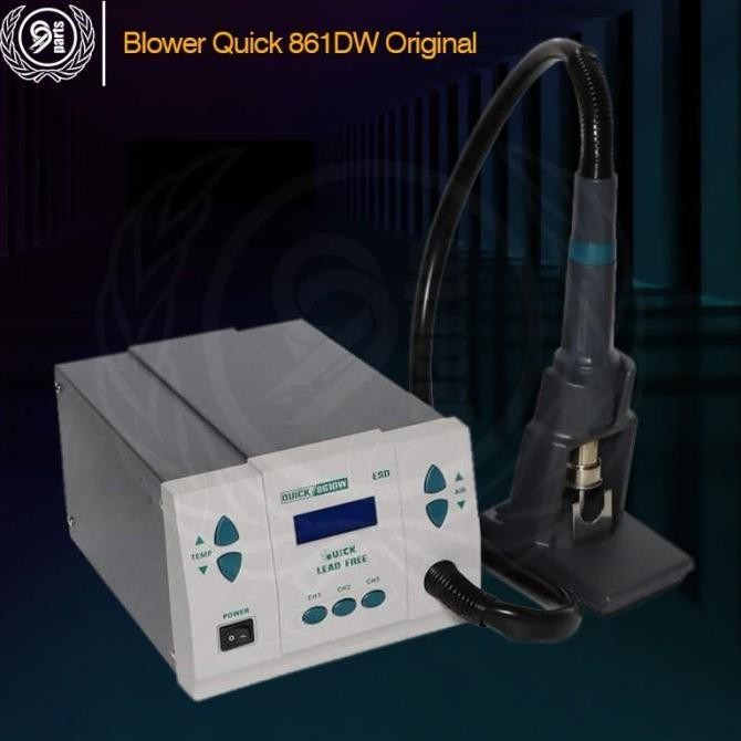 NIJIKU - Blower Quick 861DW Original / Hot Air Gun Quick 861DW / Solder Uap Quick 861DW