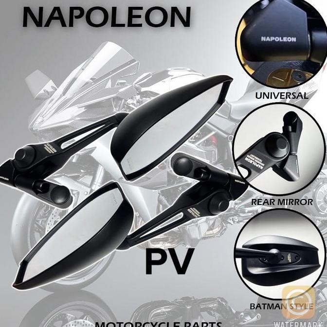 Spion Napoleon Batman Full Cnc Spion Variasi Nmax Pcx Aerox Lexy Adv Vario 160 Scoopy Mio Beat Dll