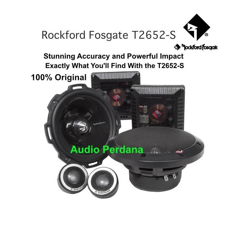 Promo Speaker Rockford T2 Split 2 way Rockford T2 652S / T2652S / T2652-S COD