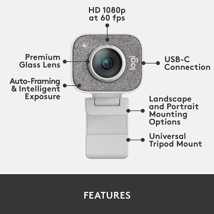 Logitech Streamcam Stream Cam Full Hd Usb-C Webcam Logitech Original