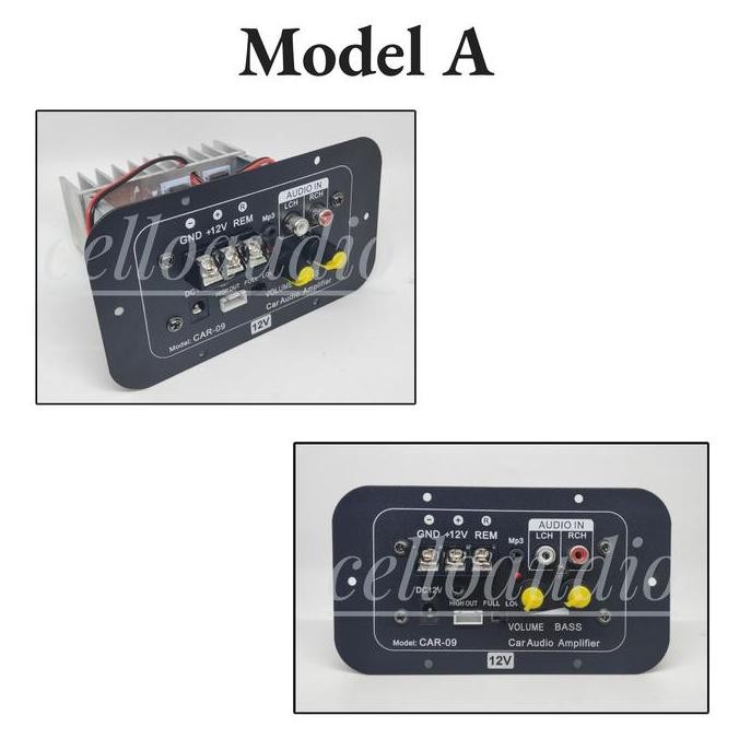 Mesin Basstube Aktif Car-09 Power Kit Aktif Mini 12 Volt Car 09