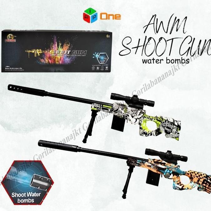 Promo Mainan Anak tembakan sniper Awm Shoot Gunwatergel COD