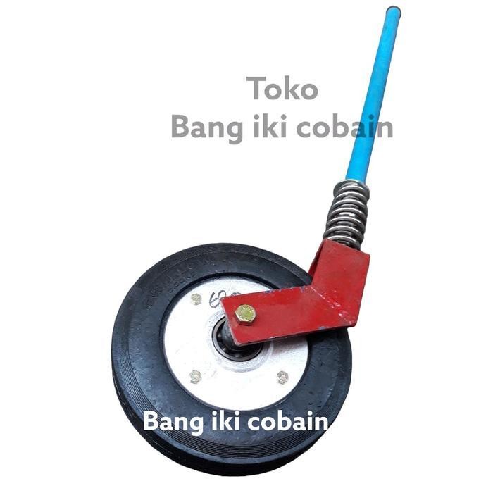 Roda Gerobak 8 inch Roda Gletrek 500kg 1set Ban Mati