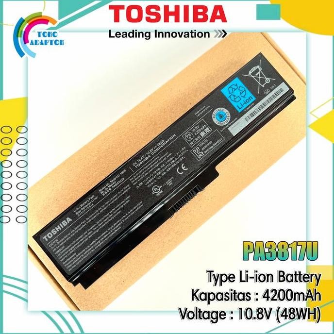 Original Baterai Toshiba Pa3817 L740 L745 L745D L775