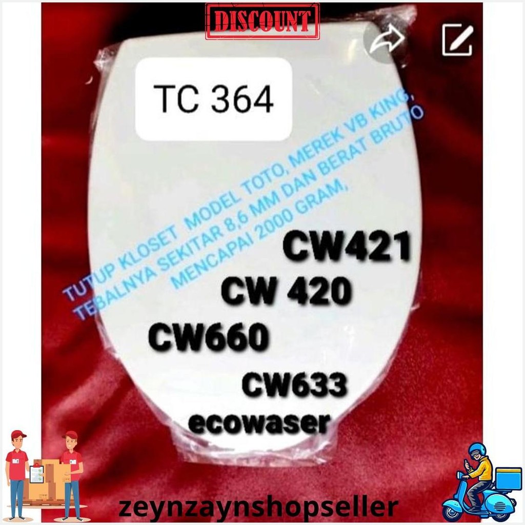 Tutup Kloset Model Toto Tc364 Termurah Banget