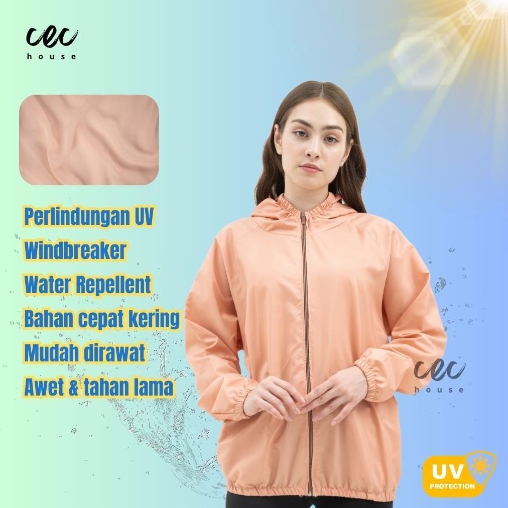 Bf888S Jaket Olahraga Parasut Polos Pria/Wanita Mirip Uniqlo, Uv Protection, Windbreaker, Sauna Suit