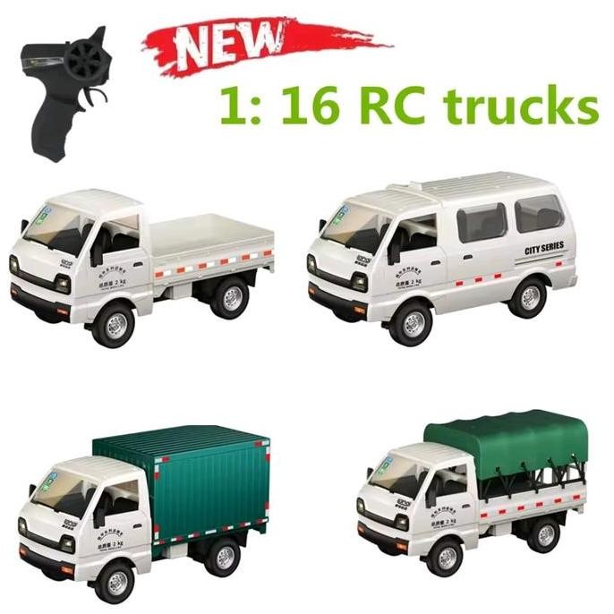 Mobil Remote Control D12 RC Car Pickup Box Truck 1:16 Suzuki Carry Pick up
