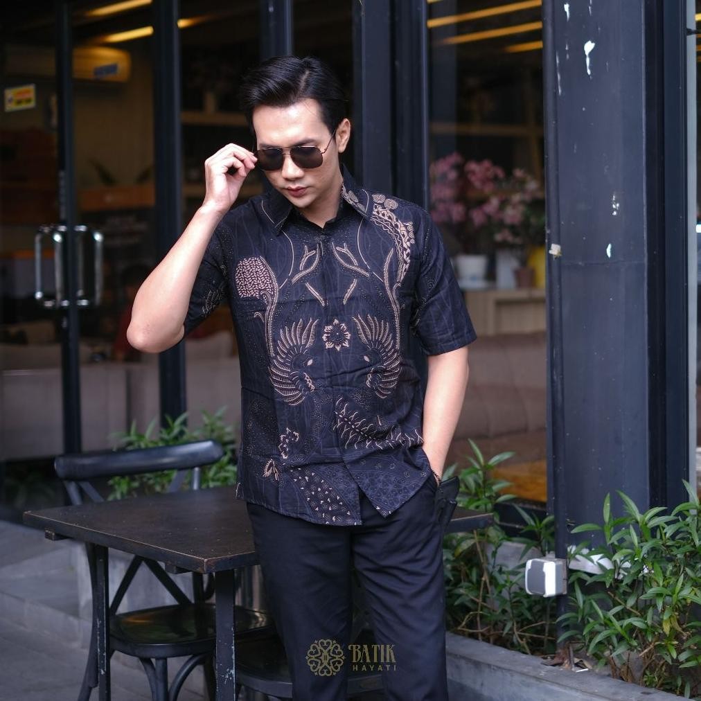 Original Batik Pria Kemeja Batik Pria Batik Modern Atasan Batik Baju Batik Kemeja Batik Pria Lengan 
