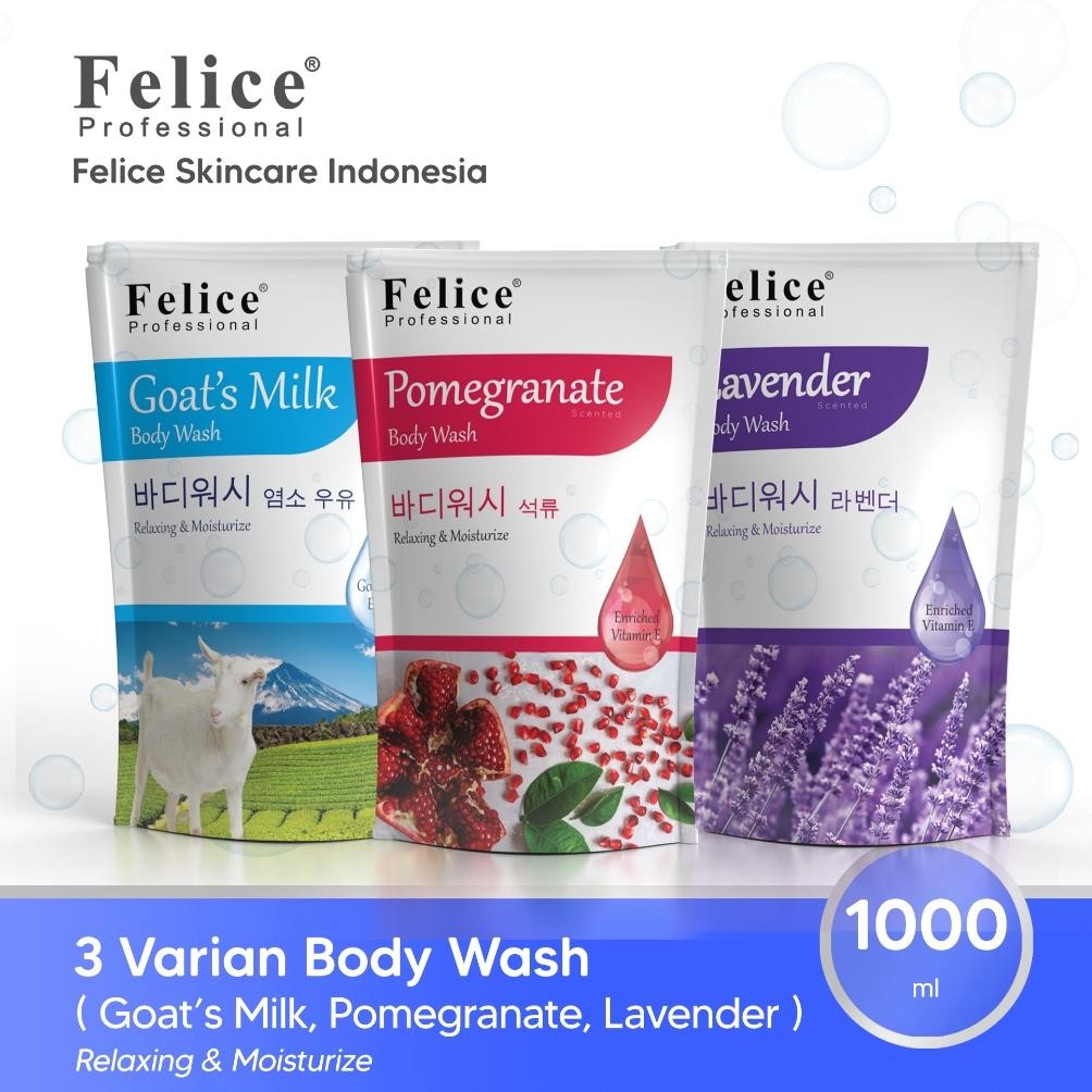 Trend - Felice Skincare Body Wash Lavender 1000ml 