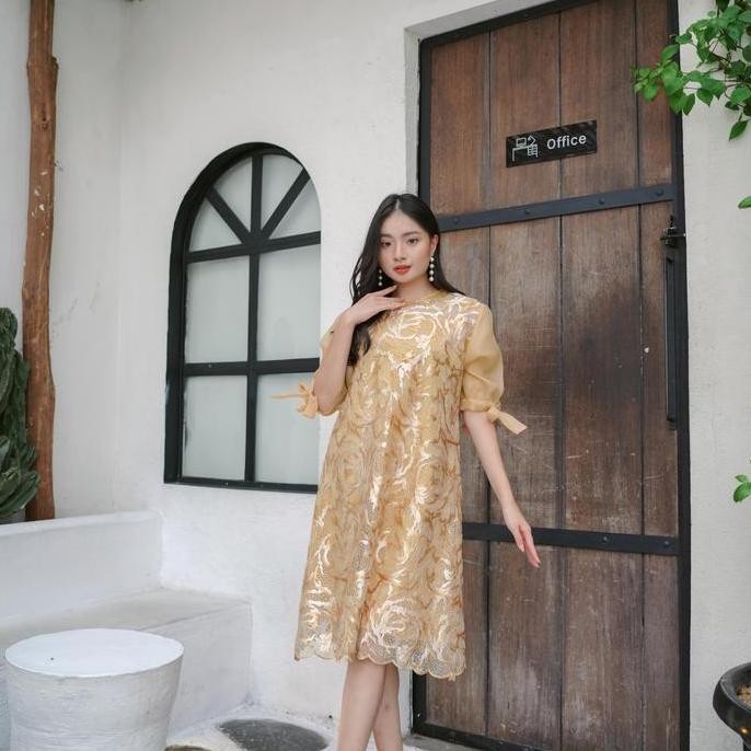 Missnomi - Biancaa Vol 2 / Dress Pesta / Dress Organza / Dress Midi / Dress Natal / Dress Organza / 