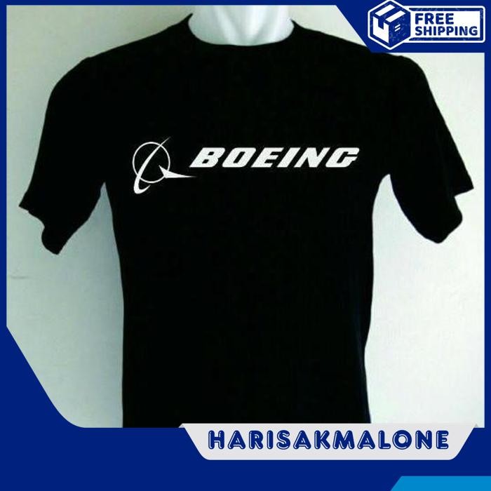 GRATIS ONGKIR KAOS TSHIRT BAJU SECURITY MURAH DISTRO BOEING PESAWAT TERBANG MASKAPAI BANDARA POLOS C