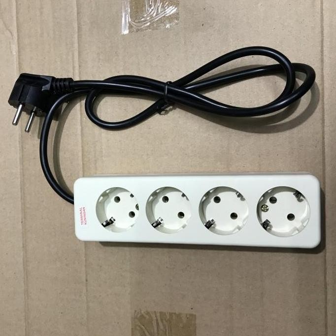 Stop kontak uticon 4 lubang kabel 3m Murah