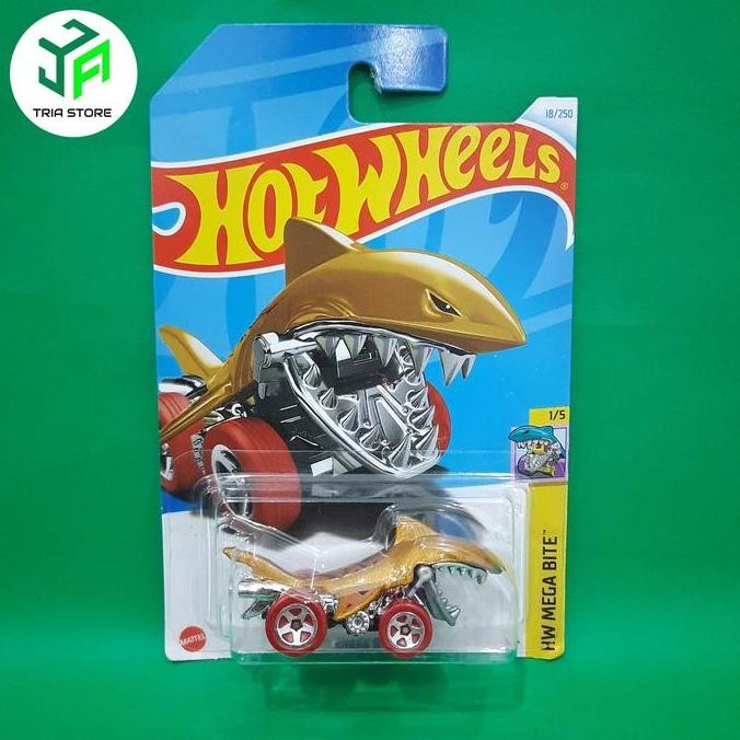 hotwheels shark bite gold