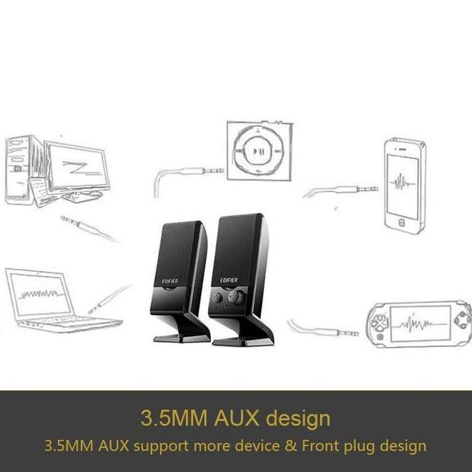 Speaker Komputer Full Bass Stereo Multimedia Edifier