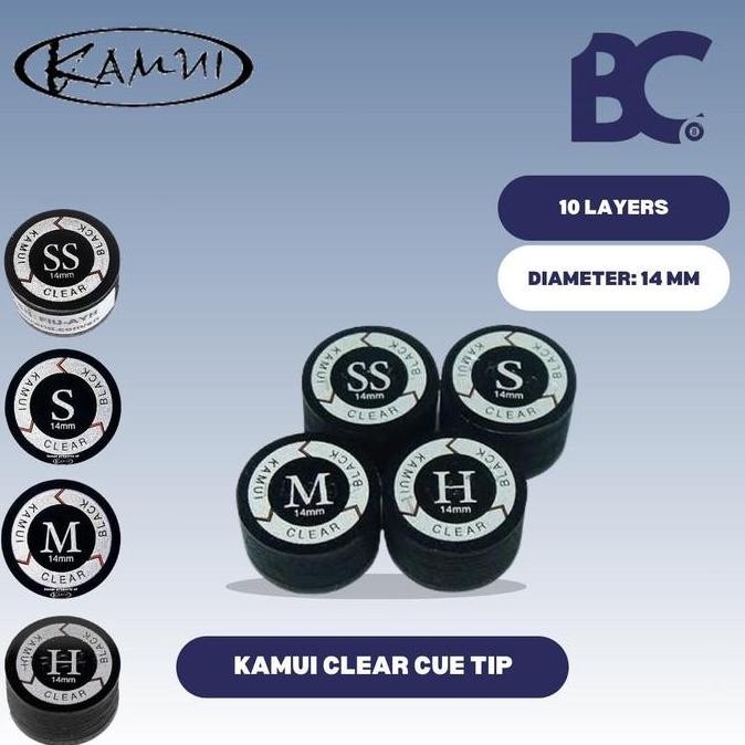 Kamui Black  Master Tip Billiard - Master Tip - Master Tip Billiard - Tip Billiard - Cue Tip High Qu