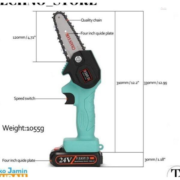 Alat Gergaji Tangan Charger Gergaji Tangan Listrik Mini Portabel