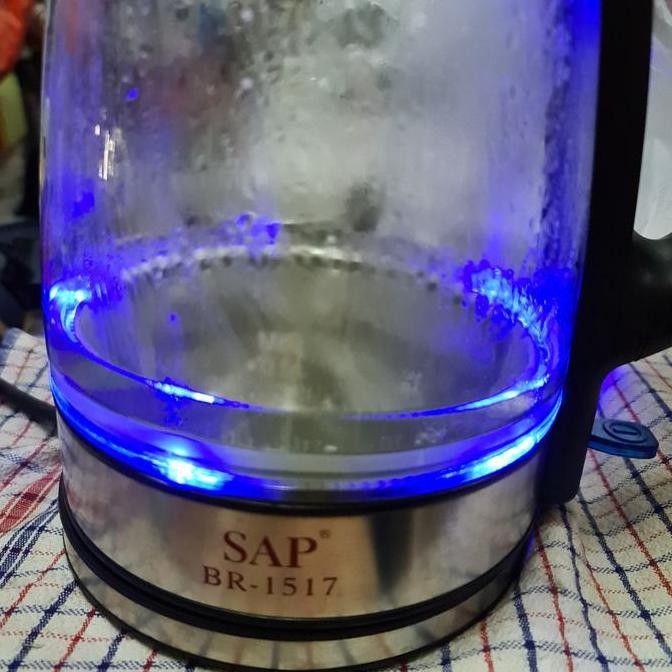 Glass Electric Kettle Pemasak Air Listrik Teko Beling Ceret Kopi Teh