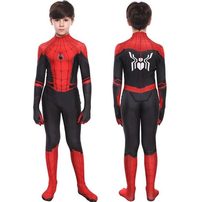 Halloween Spiderman Costume Kids Cosplay Costume Superhero Jumpsuit