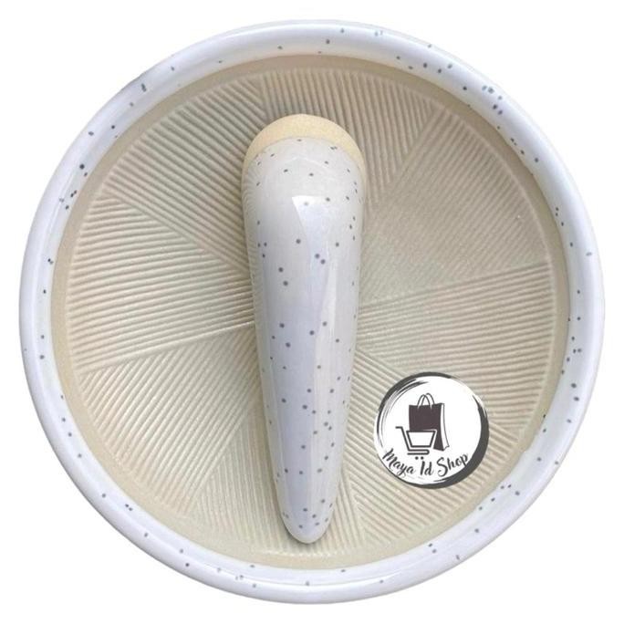 Cobek Keramik Estetik Cobek Viral / Uleg Keramik / Cobek Nordic Ulekan Kitchenware Dapur Tanah Alat