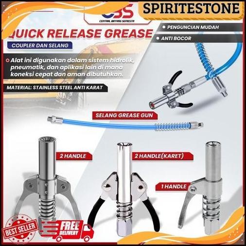GROSIR Grease Gun / Pistol Gemuk Quick Release / Alat Aplikasi Minyak Gemuk Grease Gun Coupler Greas