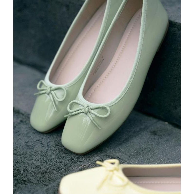 Promo NCY Shoes Sepatu Wanita MIKAELA Flatshoes Warna Hijau COD