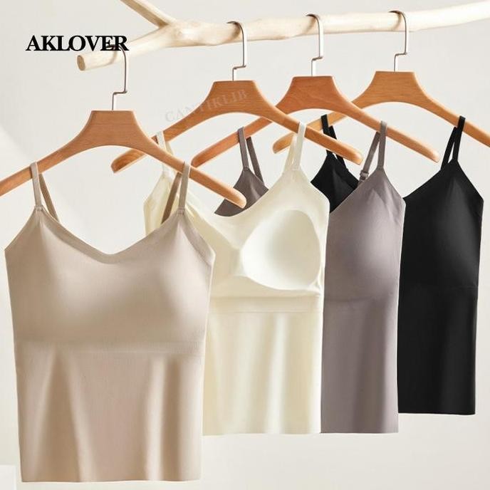 AKLOVER Tank Top Bra Kamisol wanita  Bra Bagian Dalam Rompi Bh Crop KAL