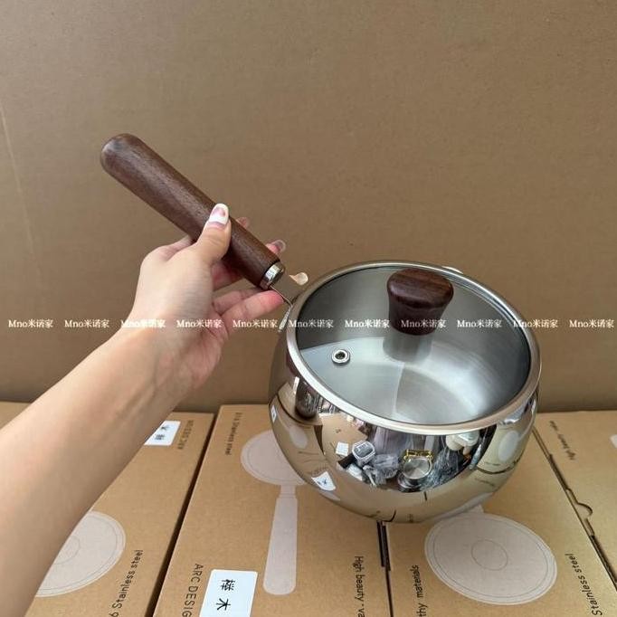 Milk Pot Stainless Steel Premium Sus 316 Panci Susu Panci Kukus