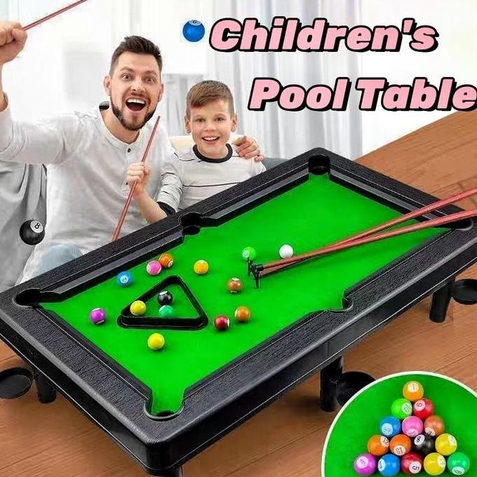 Mainan Meja Biliard Mainan Meja Bilyard Anak Mainan Meja Biliard Anak Set Meja Biliard Snooker Delux