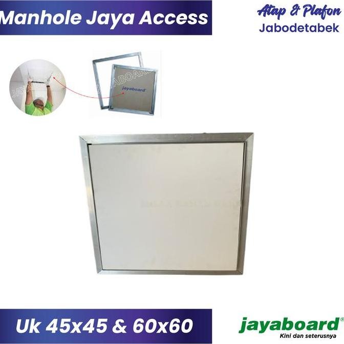 Manhole Jayaboard Jaya Access - Gypsum Access Panel Plafon