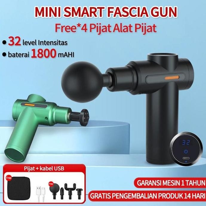 MIKAMI - Mini Alat Fasia  Multifungsi Alat Pijat Pintar Alat Pijat Listrik Otot 4 in 1