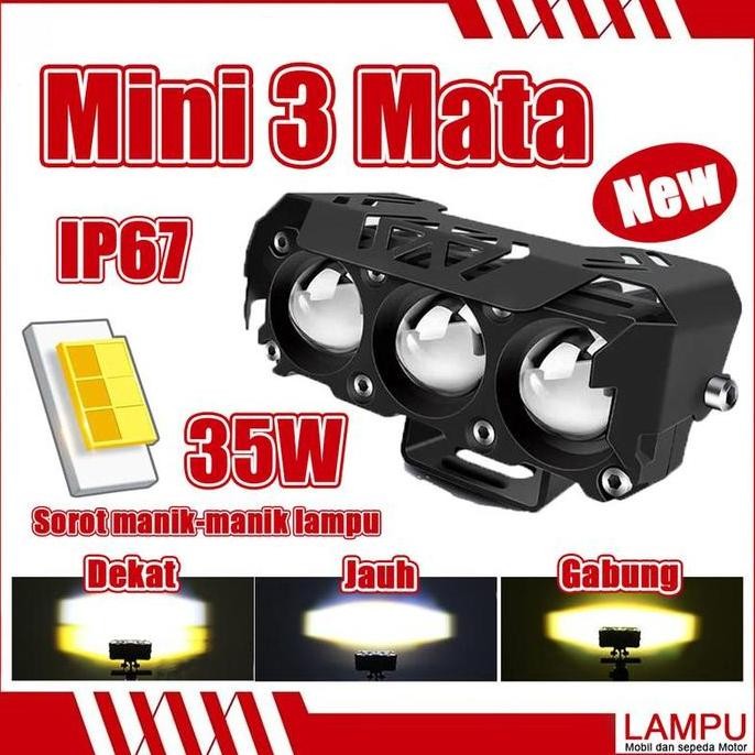 VELDORA- Lampu depan LED super terang untuk mobil listrik/mobil, sepeda motor, lampu jalan, becak, d