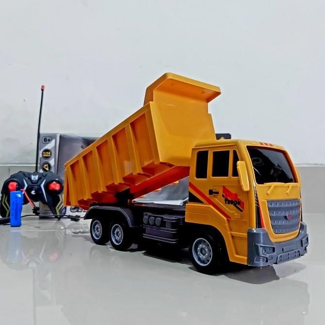 Mainan RC Dump Truck Remote Control - Mobil Truk Pasir Remot Anak cowo