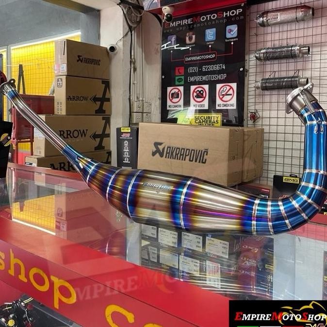 Knalpot Arrow Ninja RR 150 NinjaRR 150RR Fullsystem Titanium