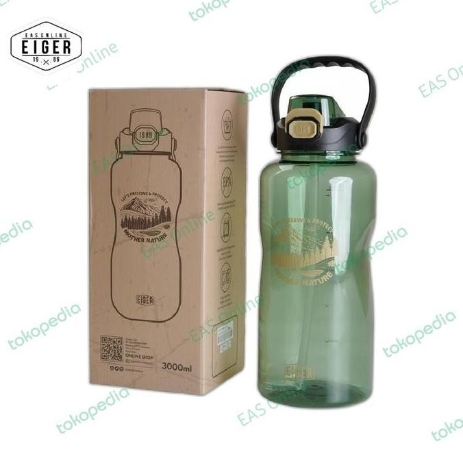 BOTOL MINUM 3 LITER EIGER BAATARA WATER BOTTLE 3L