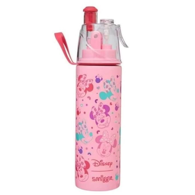 Smiggle Drink Bottle  Minnie Spritz (bisa Semprot2) / Botol Minum Anak