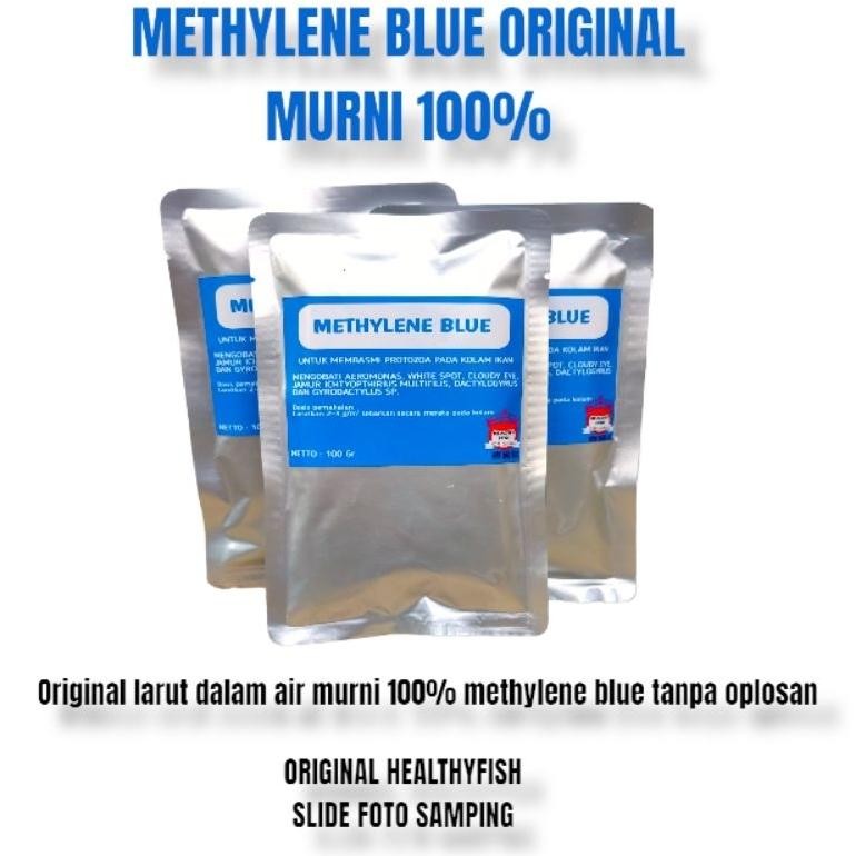 Sale Methylene Blue / Methylene Blue 100Gr / Methylene Blue 100 Gram / Obat Biru Ikan / Methylene Bl
