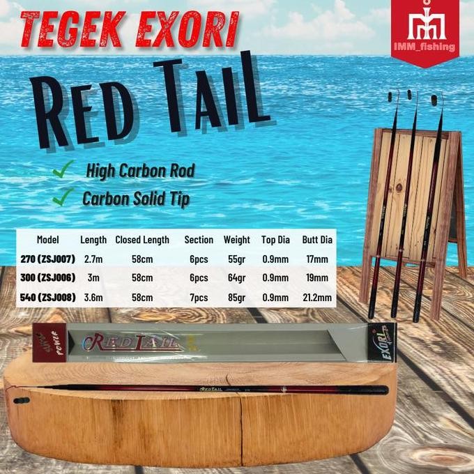 TERMURAH - Tegek exori Red Tail 270