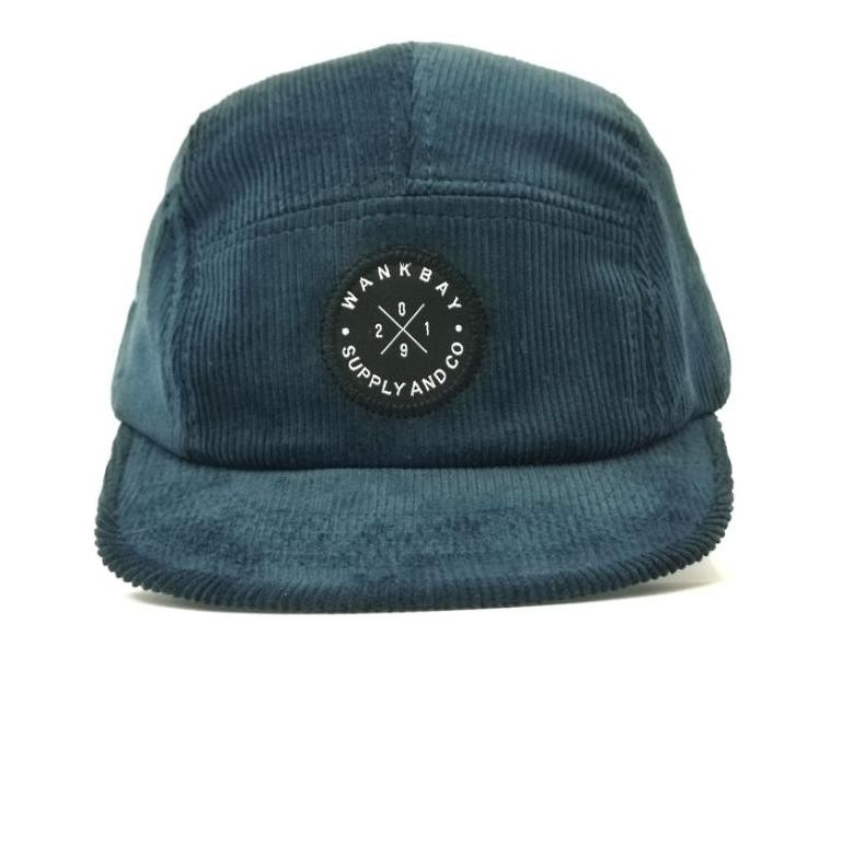 Kuke 5 Panel Short Cap/Visor Pendek Corduroy Wankbay Topi Distro Original Gh-6