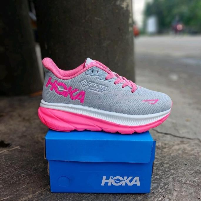 Sepatu Olahraga Wanita Hoka Goretex Shoes Gym Outdoor Sport