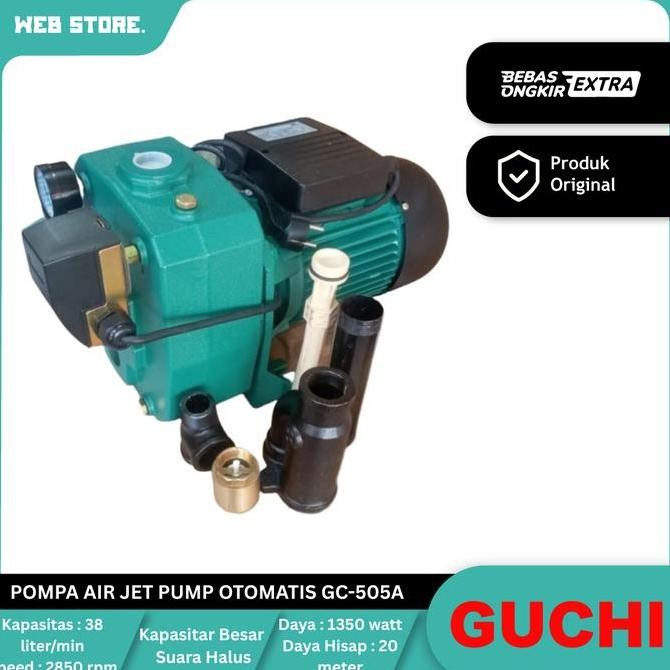 NANSO Pompa Air Water Pump Jet Pump Sumur Dalam Otomatis GC-505A GUCHI