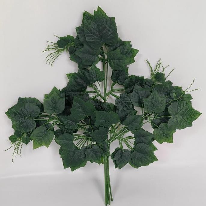 New 1 LUSIN Daun Anggur Artificial  Daun Maple Daun Plastik Dekorasi Pelaminan Dekorasi RuanganPremi